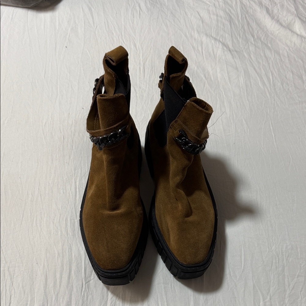 Karl Lagerfeld Brown Heeled Boots